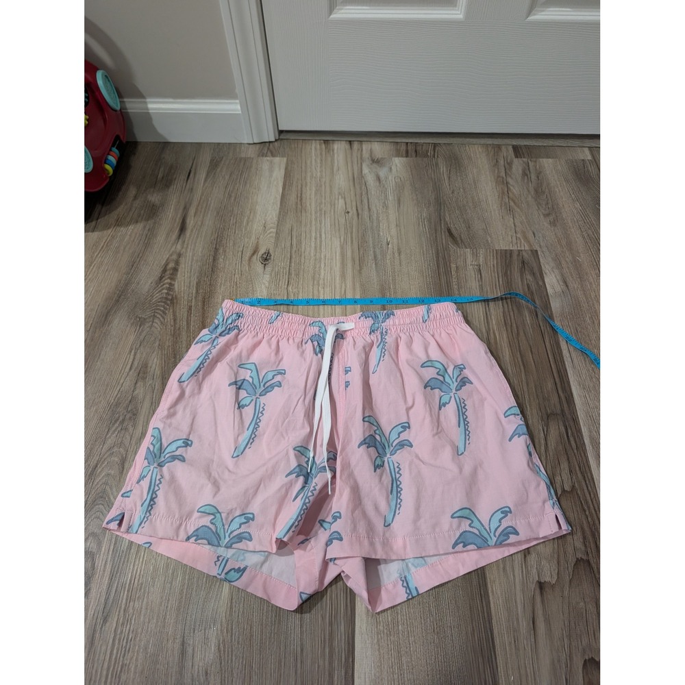Chubbies, Large, Lotta Coladas, Pink Swim Trunks, 4" inseam, Preppy, Resort